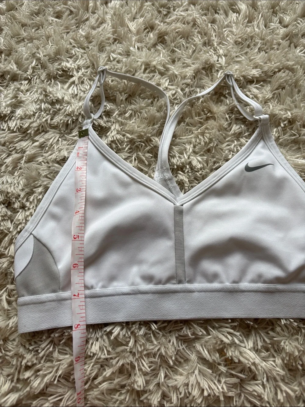 Nike Women's Dual-Pack Strappy Sports Bras in White & Black XS